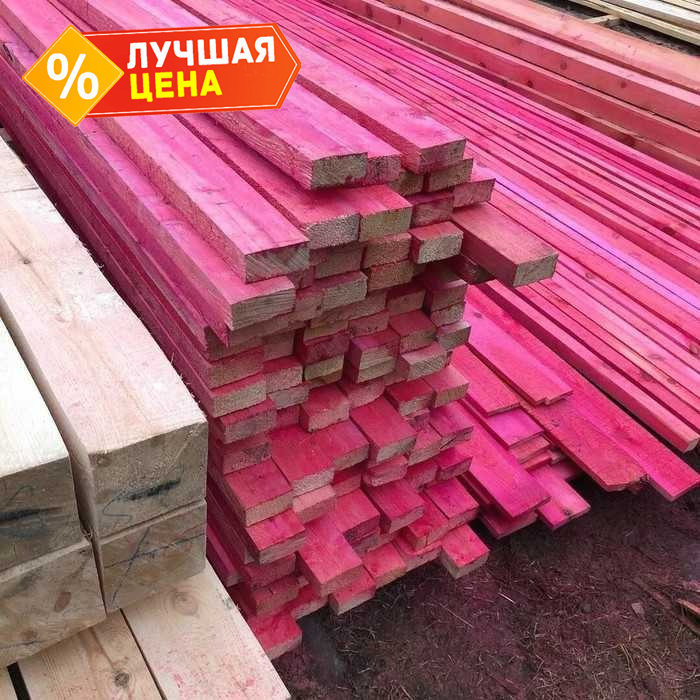 Доска антисептированная строганная сухая 18х96х5000 сорт АВ